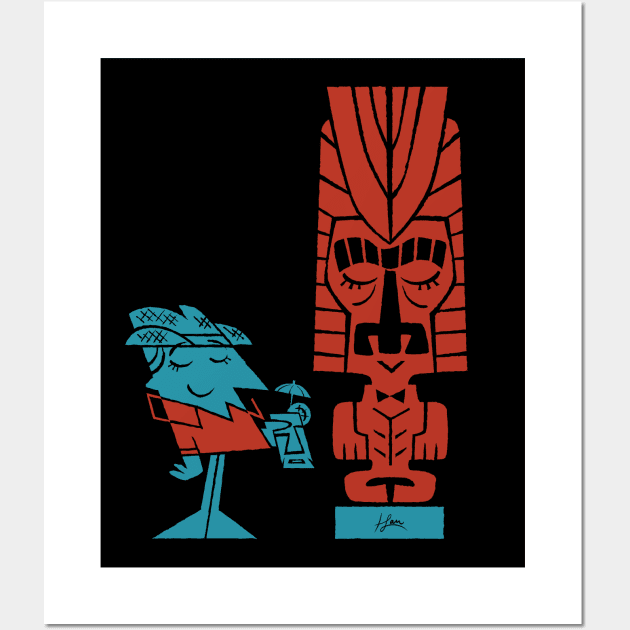 TIKI WILBUR Wall Art by Henrique San